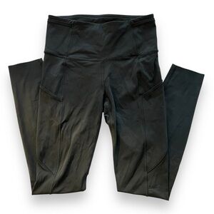 black lululemon fast and frees - size 4 X’’ inseam